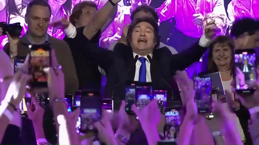 El partido de Milei arrasa en las elecciones argentinas