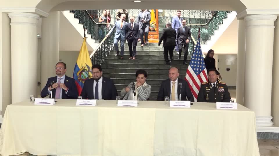 Ecuador busca profundizar la cooperación en seguridad con EE. UU.