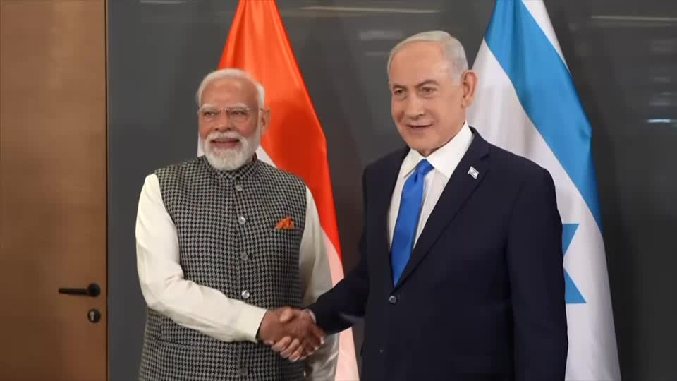Modi inicia visita de dos días a Israel