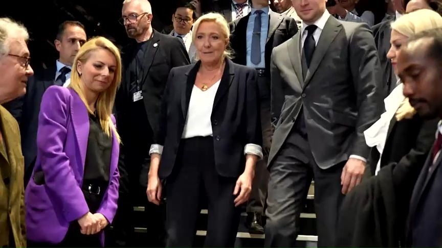 Le Pen y Bardella promueven candidatura conjunta