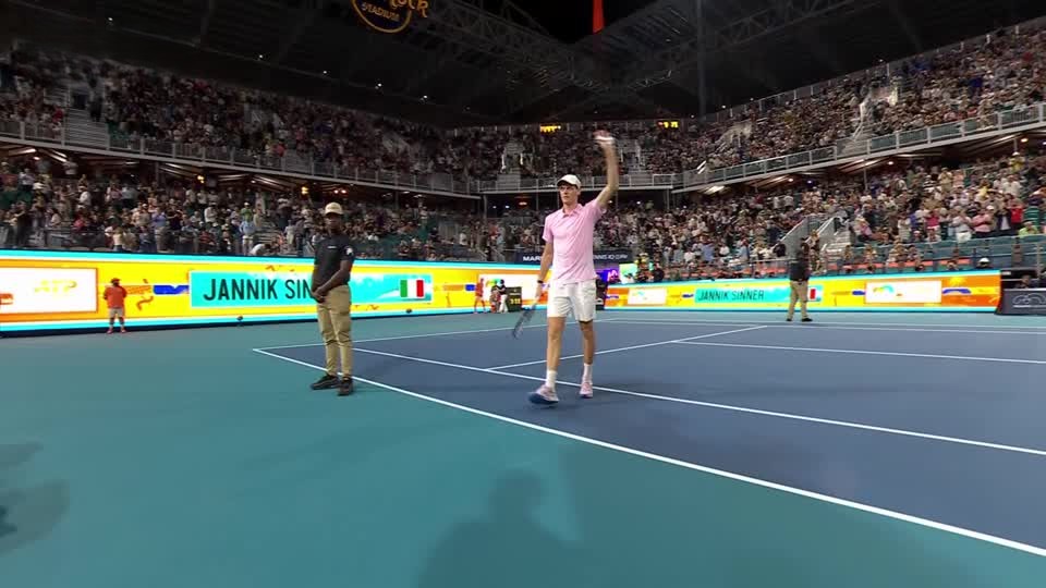 Sinner establece récord en Miami