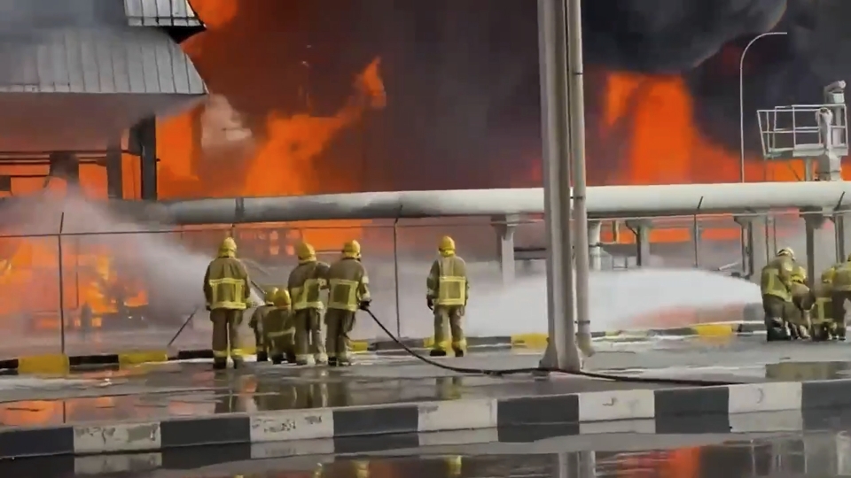 Drones impactan aeropuerto de Kuwait