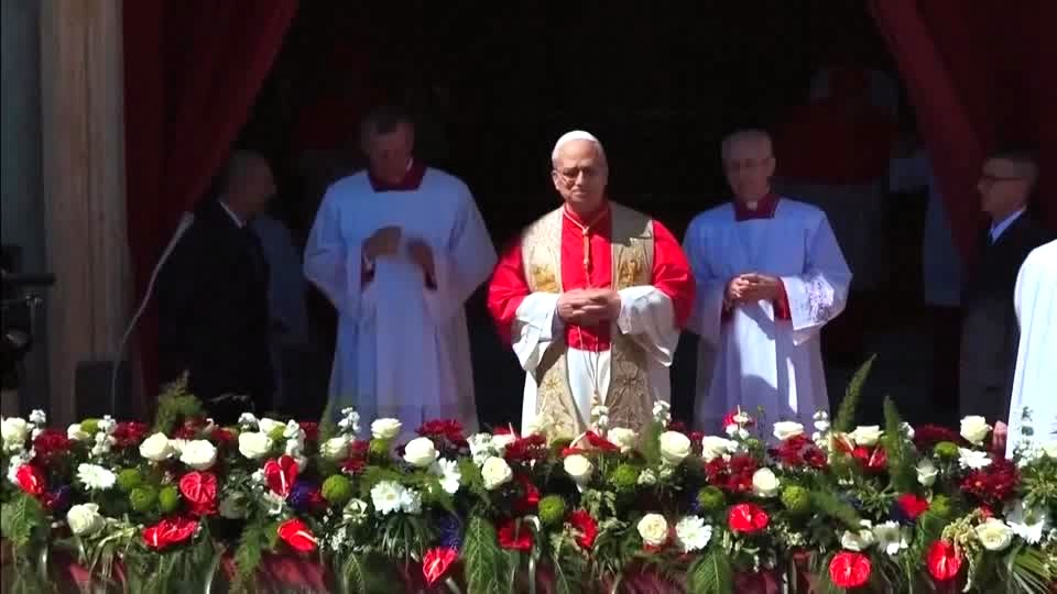 El papa León celebra su primera misa de Pascua