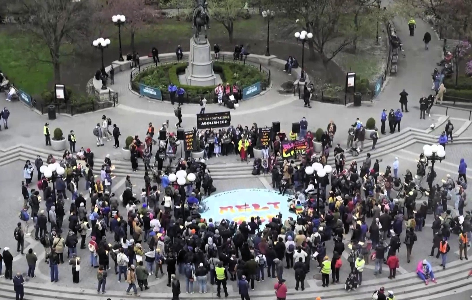 Arrestos en protesta frente a Palantir Technologies