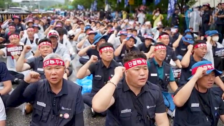 Sindicato de Hyundai en Corea del Sur realiza huelga total