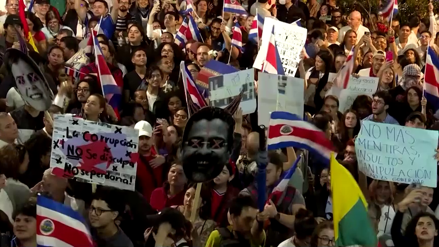 Miles de costarricenses defienden independencia judicial