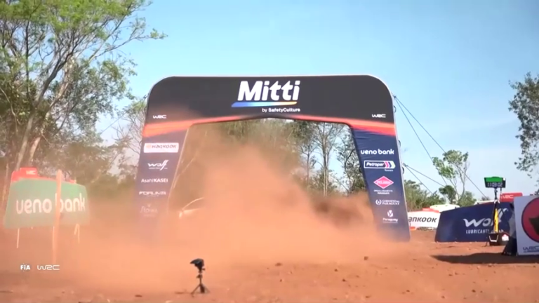 Katsuta lidera el shakedown del Rally de Paraguay