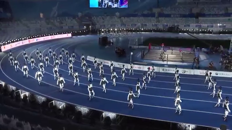 Beijing acoge los Juegos Mundiales de Robots Humanoides