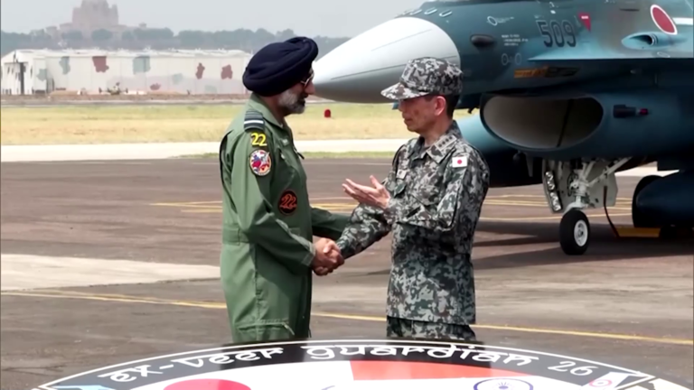 Fuerzas aéreas de India y Japón realizan ejercicios conjuntos