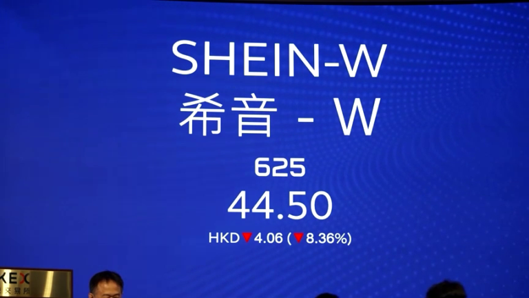 Shein debuta en Hong Kong con caída de acciones