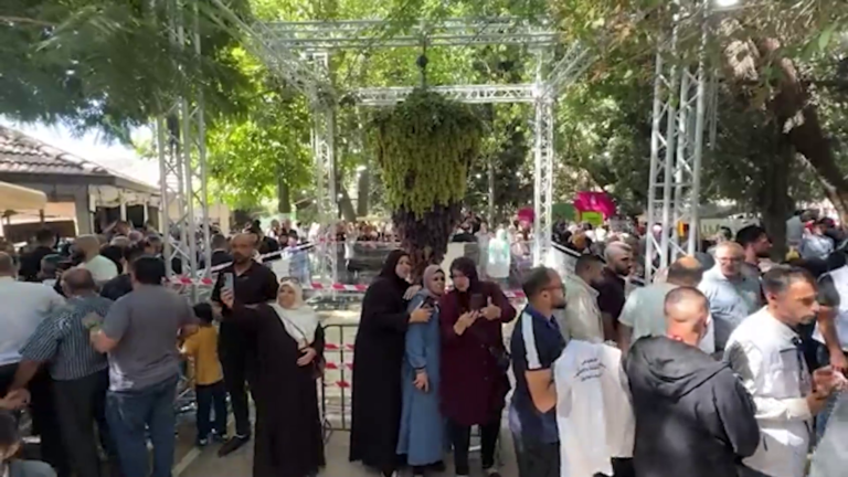 El festival de la uva de Hebrón regresa tras una pausa