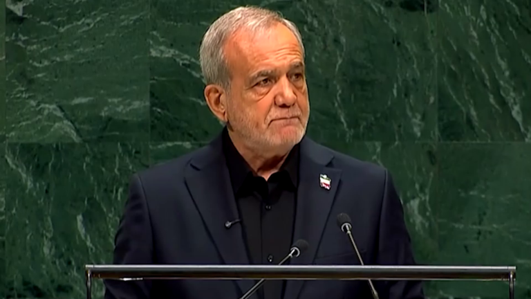 Pezeshkian defiende a Irán ante la ONU