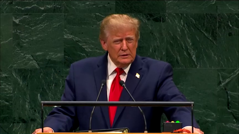 Trump advierte a Irán de aniquilación en la ONU