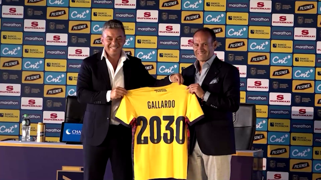 Gallardo dirigirá a Ecuador rumbo al Mundial 2030