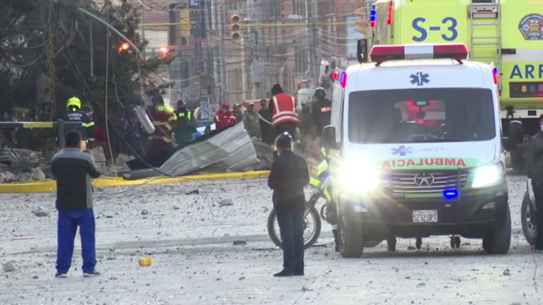 Explosión en base militar de Bolivia deja diez muertos