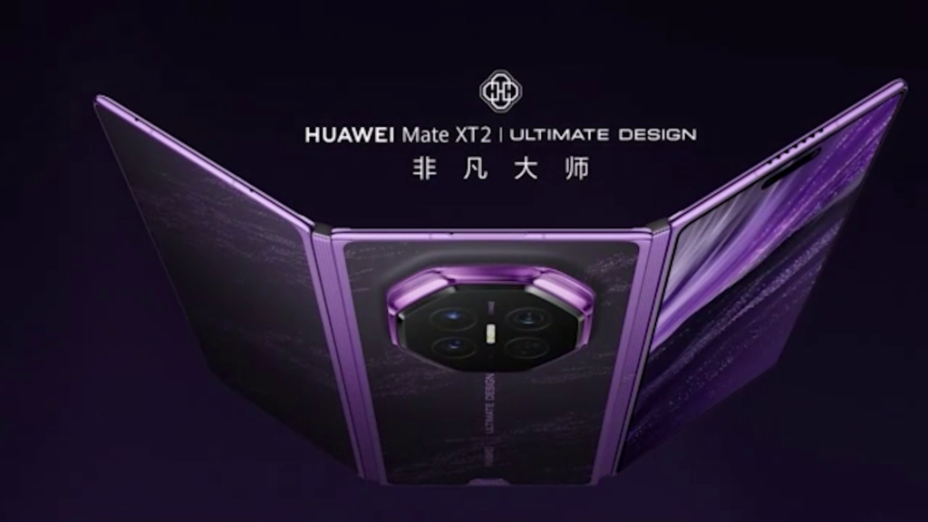 Huawei presenta su innovador smartphone plegable Mate XT2