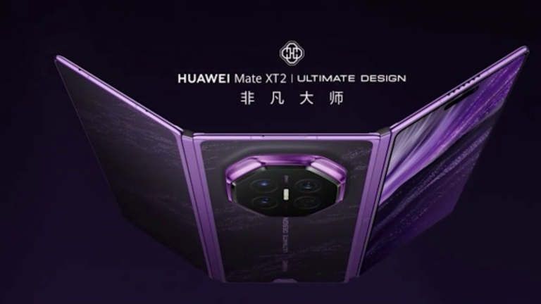 Huawei presenta su innovador smartphone plegable Mate XT2