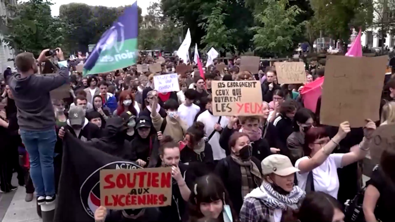 Protestas estudiantiles se extienden por Francia